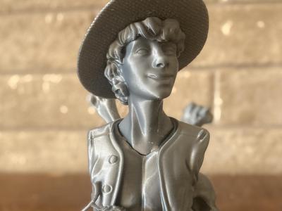BUST LUFFY FROM NETFLIX SERIES, realistic stily