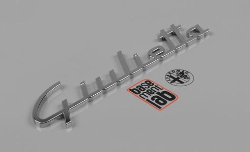 Alfa Romeo GIULIETTA Rear Vintage Written / Vintage Frieze-Logo-Badge – Scritta Logo Posteriore Giulietta