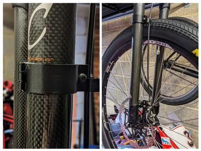 eXotic Rigid Carbon Mountain Bike Fork Brake Guide