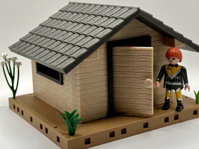 Garden shed for playmobil