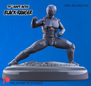 MMPR Movie Black Ranger Statue