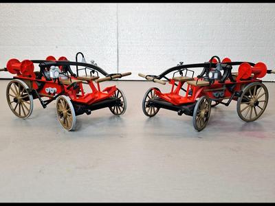Horse-Drawn Hand-Pumped Fire Engine – 1900s Style