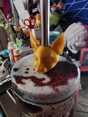 Chihuhua straw topper 