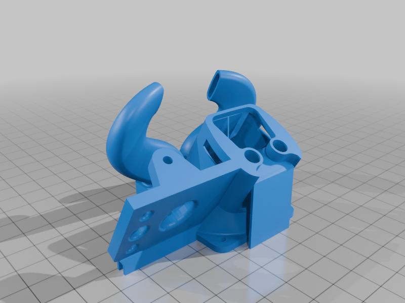 Lightest hot-end cooling duct for Ender 3 V2 and BL Touch