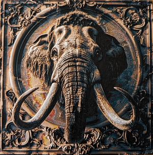 Molly the Mammoth - Hueforge Print