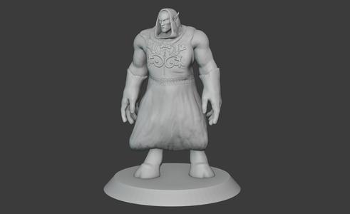 Warcraft Draenei Mage Miniature