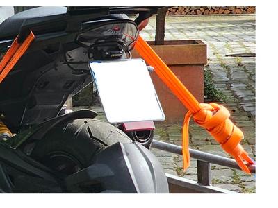 Motorcycle License Plate Reflector Bracket