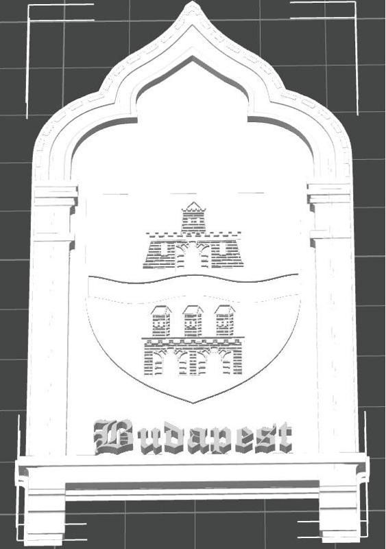 Budapest plate 2d easy, fast