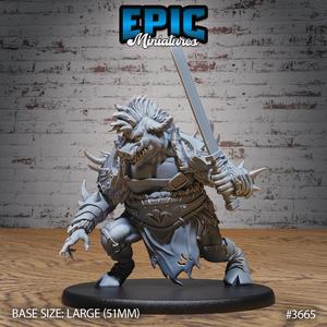Boar Folk Outlaw Attack / Wereboar Bandit / Evil Horned Humanoid / Bulky Shapechanger / Pig Warrior / Forest Encounter