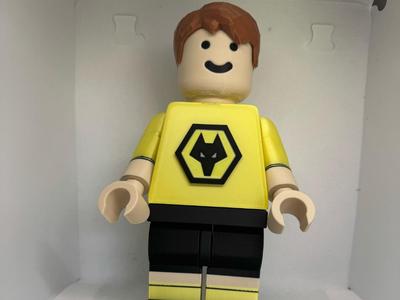 Wolverhampton Wanderers FC brick man large brick