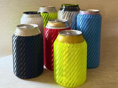 Twisted TPU Koozie (Can Holder) V2 - Vase Mode