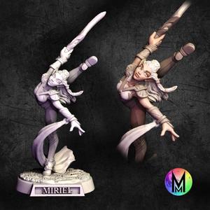 Female Elf Blade Dancer - Miriel the Wood Elf Blade Dancer  (Elf dancer with sword )