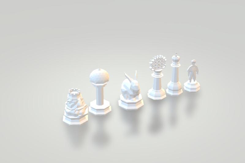 Chess set - Ankara city theme