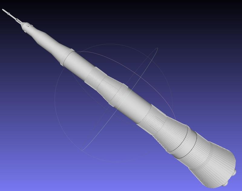 Saturn 8 Apollo Direct Ascent Alternative Moonrocket