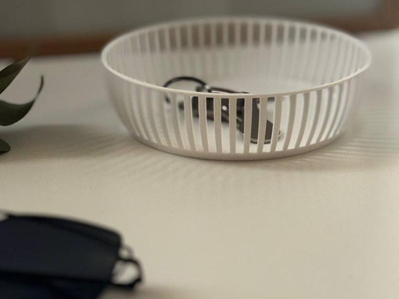 Striped bowl