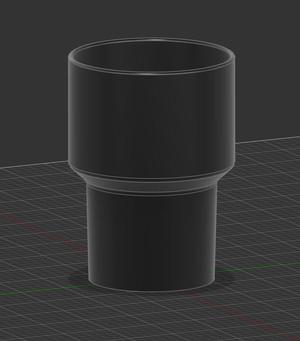 Yeti 80mm cup extender for car