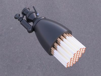Rocket Engine to 37 Cigarettes Adapter