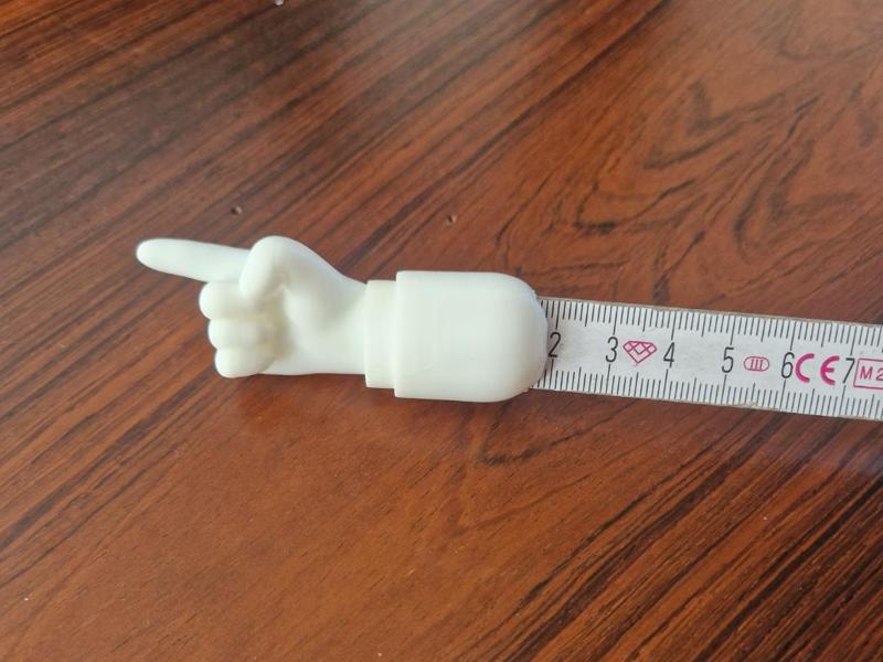 Index finger for the measuring tape
