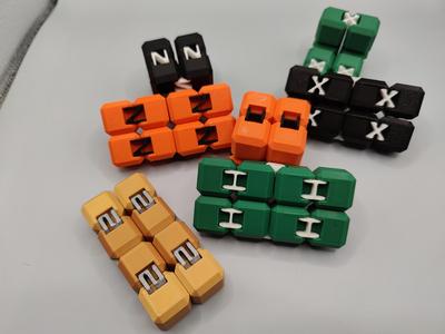 Infinity Cube with “H”, “Z” and “X” Links