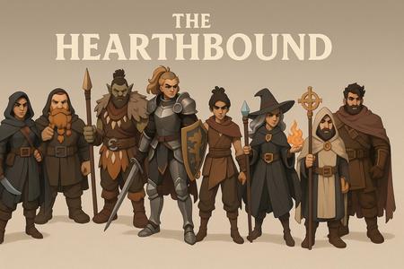 The Hearthbound – Hero Bundle (11 objects) – 3D Printable Miniatures for DnD, TTRPG, Fantasy Games & Painting