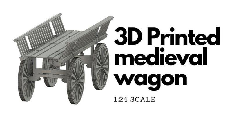 1:24 Medieval Wagon Build Kit