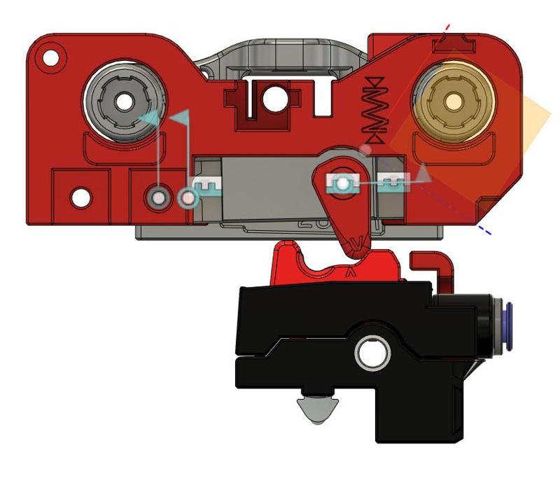 ERCF V2 selector mod for larger 28mm (17g) servo Version2