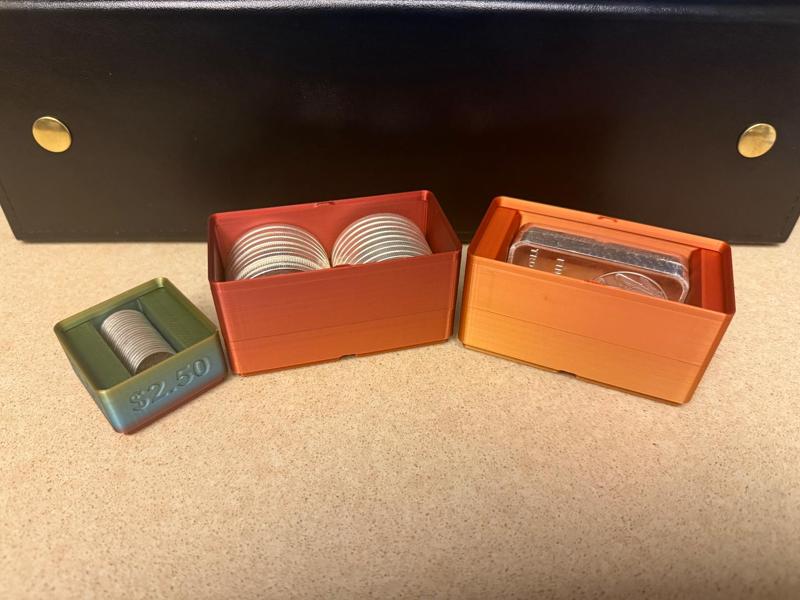 Gridfinity Coin and Bullion Storage