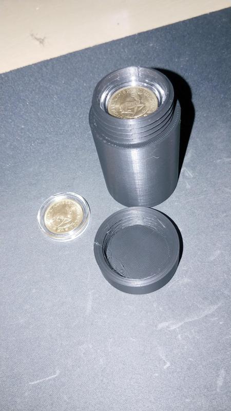 Münz Tube 2 Rand