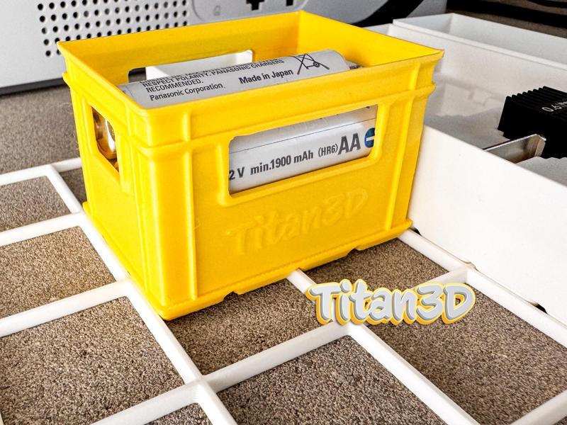Stackable Mini Crate Titan3DGridLite