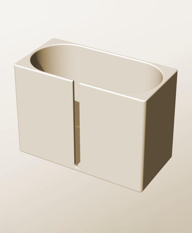CX96-150-SB Slotted container modular stackable module bin box