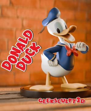Donald Duck Figurine – 3D Printed Collectible