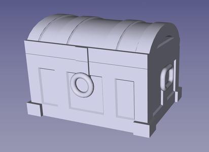 Fully customizable parameteric treasure chest