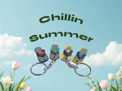 Flip-flop Keychain 5min