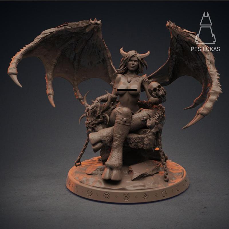 Aeleen - Princess of Hell Diorama
