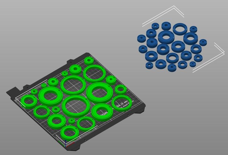 100+ Ball bearings in standard sizes (608, 6200, 6202, 6204, 6206, 6000 and 6305 etc.) - uses airsoft 6mm bb balls or 4.5mm steel balls