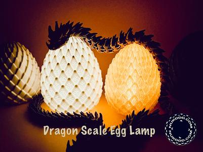 Dragon Scale Egg Lamp