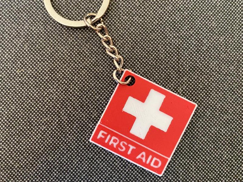 First Aid Keychain