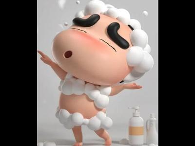 Bubble Bath Crayon Shin-chan