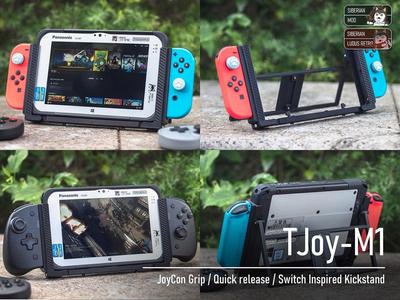 TJoy-M1: Joy-con Grip for Toughpad FZ-M1