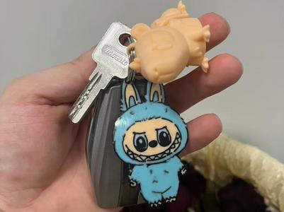 Labubu Keychain Fridge Magnet