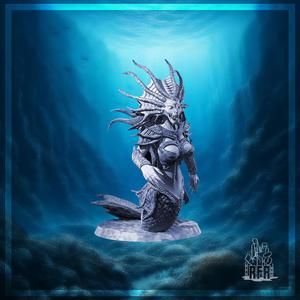 Abyselle, the tide temptress - Tabletop miniature (Pre-Supported)