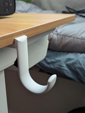Side hook replacement for FLEXISPOT Essential standing desk