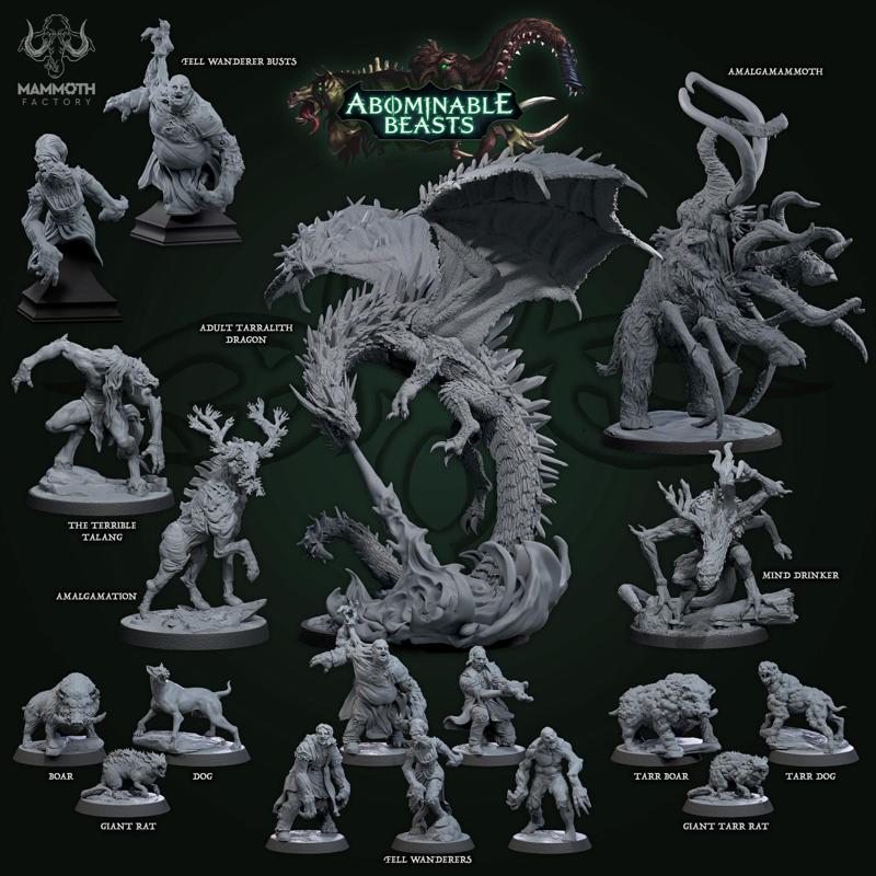 Abominable Beasts - The Immortal Flame Setting Guide (+ 5e Adventure)