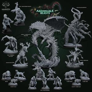 Abominable Beasts - The Immortal Flame Setting Guide (+ 5e Adventure)