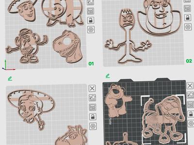 Toy Story Cookie Cutter Set