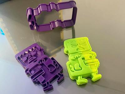 Minecraft Chicken Jockey Cookie Cutter/Stamp