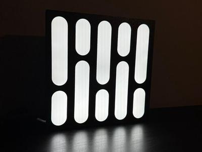 Light box - Star Wars Death Star Wall Panel