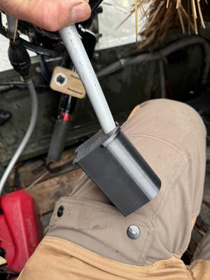 Outboard Fuel Line Connector Cover - Fully Paramaterized