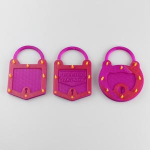 Padlock Key Holder - Set of 3