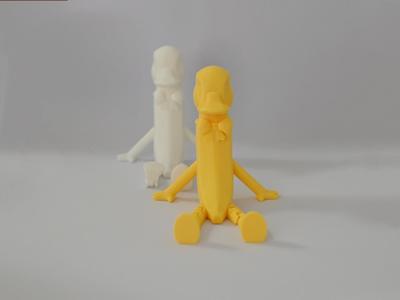 Banana Duck Friend (Articulated Legs)